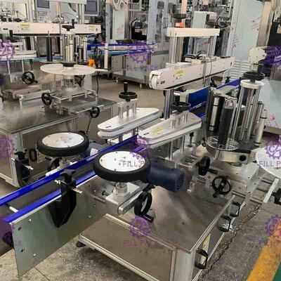 Self Adhesive PET / Plastic Sticker Square Flat Bottle Labeling / Labeler Machine / Equipment / Plant / System