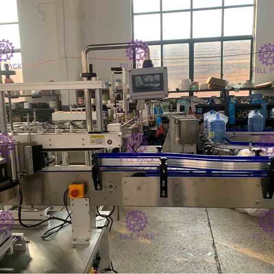 Self Adhesive PET / Plastic Sticker Square Flat Bottle Labeling / Labeler Machine / Equipment / Plant / System