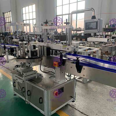 Self Adhesive PET / Plastic Sticker Square Flat Bottle Labeling / Labeler Machine / Equipment / Plant / System