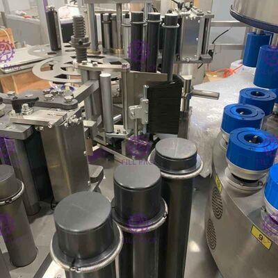 Two / Double Head Neck Body Adhesive Sticker Labeling / Labeler Machine / Equipment / Line / Plant / System / Unit