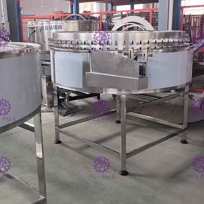 PET / Plastic Unscrambler PE Bottle Sorting Machine Equipment Line Plant System Receiving Accumulator Table