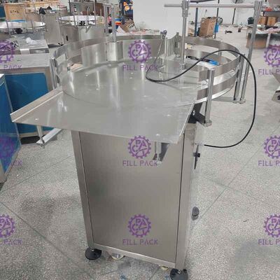 6000BPH Accumulation Turnround PET Glass Bottle Feeding Table