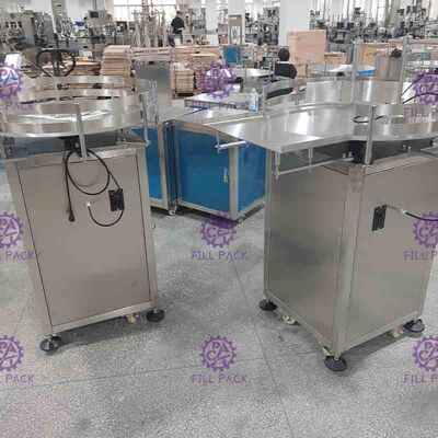 6000BPH Accumulation Turnround PET Glass Bottle Feeding Table