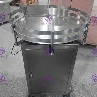 6000BPH Accumulation Turnround PET Glass Bottle Feeding Table