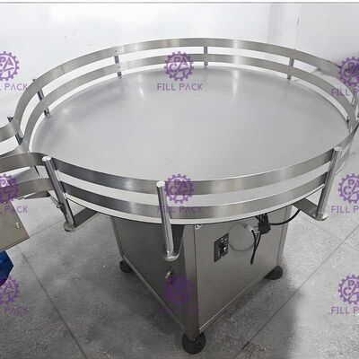 Semi Automatic Rotary Bottle Sorting Machine For Milk Glass Bottle 0.37Kw