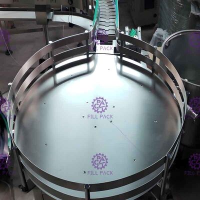 Semi Automatic Rotary Bottle Sorting Machine For Milk Glass Bottle 0.37Kw