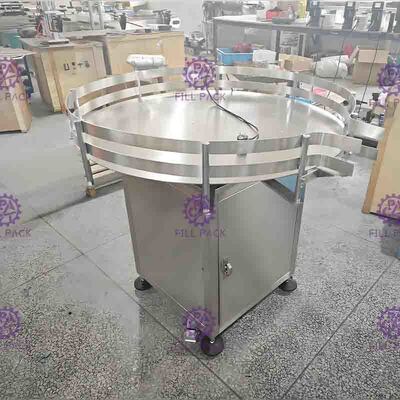 Semi Automatic Rotary Bottle Sorting Machine For Milk Glass Bottle 0.37Kw