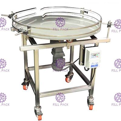 Semi Automatic Glass Bottle Sorting Machine Rotary Type For Water Production Line