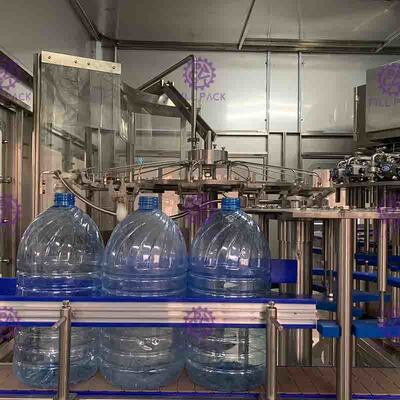 3L / 5L / 10L Mineral Water Plastic Bottle 2 In 1 Rinsing Filling Capping Equipment / Plant / Machine / System / Line