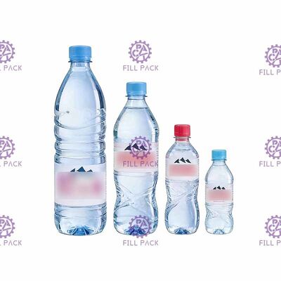 Aseptic Round Bottle Drinking Water Filling Plant , Liquid Filler Equipment