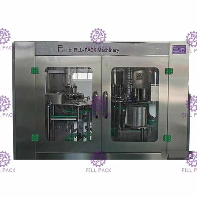 PLC Monoblock Drinking Water Filling Plant Beverage Washing Filling Capping Machine