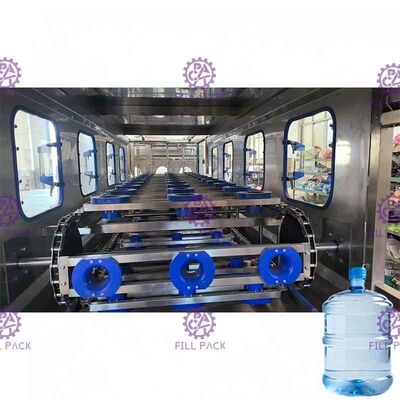 450BPH Automatic Inside and Outside Gallon Bottle Brusher - Barrel Water Filling Plant