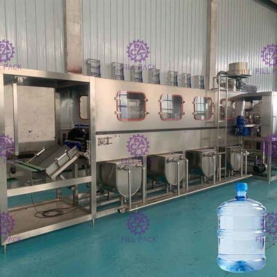 300BPH Full Automatic 5 Gallon Water Filling Machine for 18.9L  barrel drinking water production line