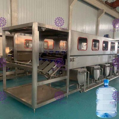 Automatic 3 in 1 Water Filling Line With Gallon Bottle Sealing Machine 600 Barrel/H