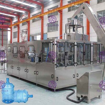 Monobloc PLC 5 Gallon Water Filling Machine Belt Capping Function