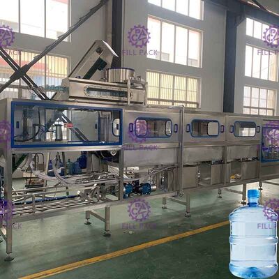 Automatic 3 In 1 Water Filling Machine With 5 Gallon Plastic Bottle