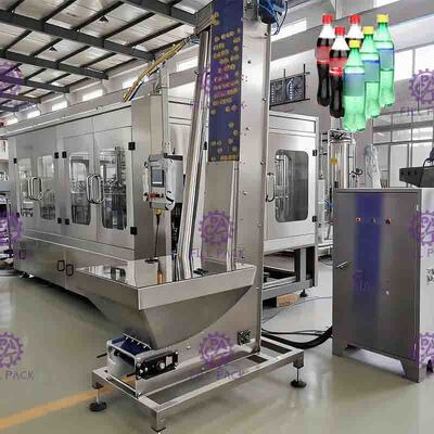 Stainless Steel Carbonated Drink Filling Machine , CSD Bottle Automatic Capping Machine