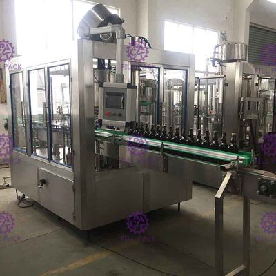 Monoblock 3 In 1 Glass Bottle Carbonated Drink Filling Machine