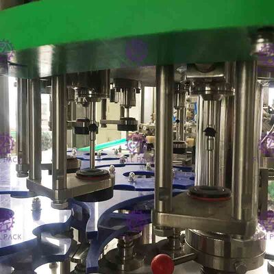 Monoblock 3 In 1 Glass Bottle Carbonated Drink Filling Machine
