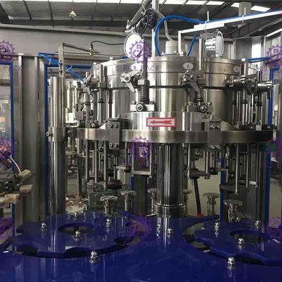 PET Plastic Glass 3 In 1 Monobloc Sparkling Water Wine Bottle Filling Machine / Equipment / Line / Plant / System