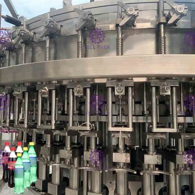 PET Plastic Glass 3 In 1 Monobloc Soft Drink Cola Bottle Filling Machine / Equipment / Line / Plant / System