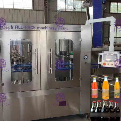 3 In 1 Monoblock Washing Filling Capping Machine For Juice Beverage / Wine