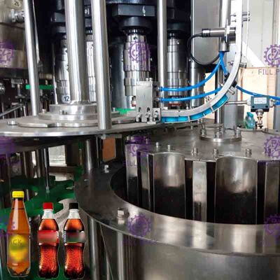 40 Heads Soft Drink Filling Machine , Monoblock Filling Machine