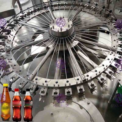 40 Heads Soft Drink Filling Machine , Monoblock Filling Machine