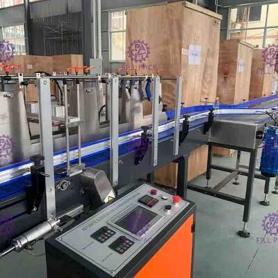 Automatic L Type PE Shrink Film Wrapper Water Beverage PET Glass Bottle Can Equipment