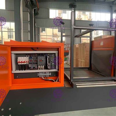 Automatic L Type PE Shrink Film Wrapper Water Beverage PET Glass Bottle Can Equipment