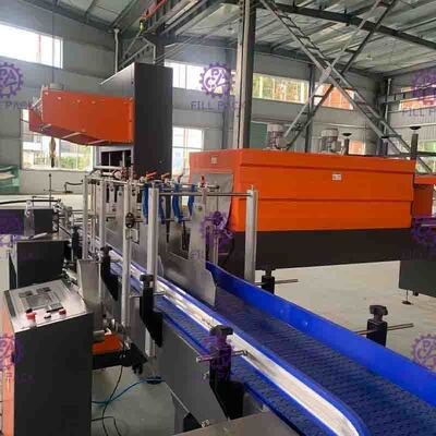 10pcs/Min Bottle Shrink Wrap Machine Touch Screen For Juice  Cola