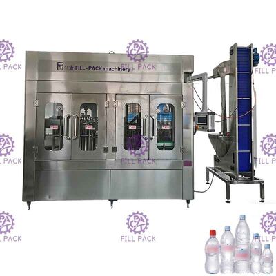 Pure Drinking PET Bottle Water 3 In 1 Monoblock Producing Equipment / Plant / Machine / System / Line