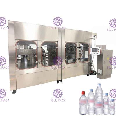 Pure Drinking PET Bottle Water 3 In 1 Monoblock Washer Filler Capper Equipment / Plant / Machine / System / Line