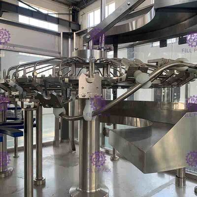 3 in 1 Monoblock Bottle Filling Machine Non-carbonated Drink With PLC Control