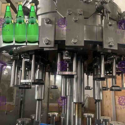 40 Heads Bottle Filling Machine For Glass Bottle Negative Pressure