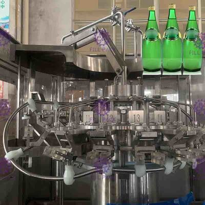 12000BPH Bottle Filling Machine Ring Type Liquid Cylinder PLC Control