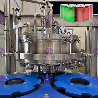 5.5Kw Electric 2 in 1 Can Filling Line Carbonated Drink Can Washing Machine