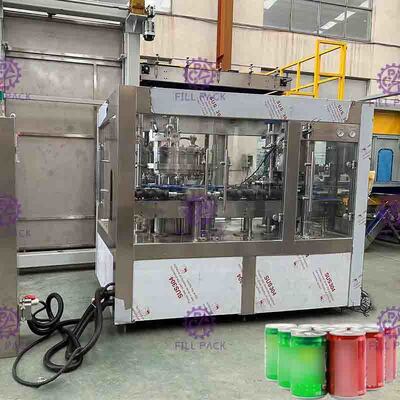 2 in 1 8000BPH Can Filling Line , SUS304 Can Filling Machine