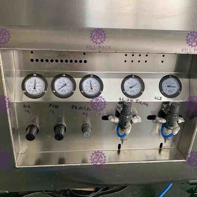 Screw Feeding Type Cola / Soda Can Filling Machine / Canning Machine Plc Control