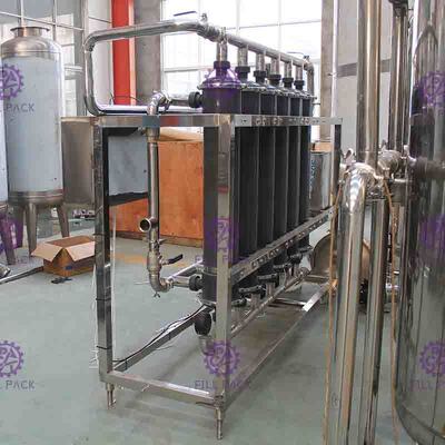 Automatic Stainless steel 10000LPH UF Water Treatment System For Drinking Water