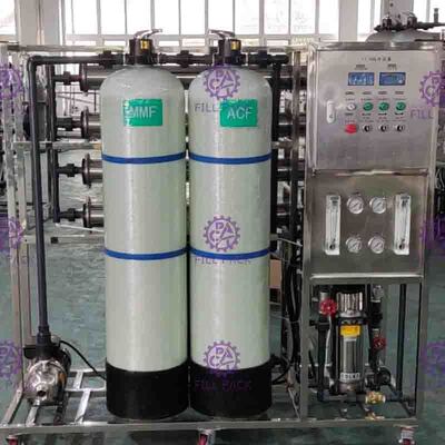 Stainless Steel 500lph Drinking Water Treatment System With 4040 Membrane