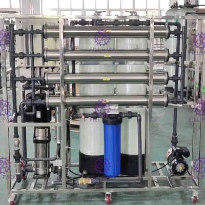 Stainless Steel 500lph Drinking Water Treatment System With 4040 Membrane