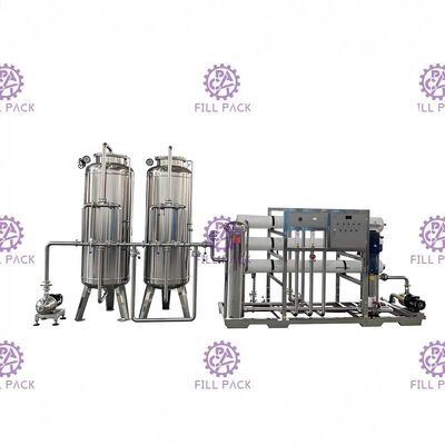 Vertical Pump Installed Water Treatment System With Rebirth Device 1000LPH