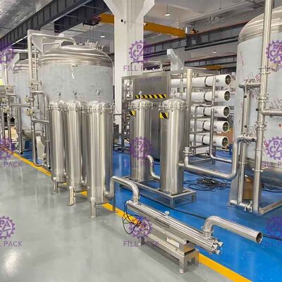 3000LPH Hydecanme Drinking Water Treatment With 500mm Diameter Filter