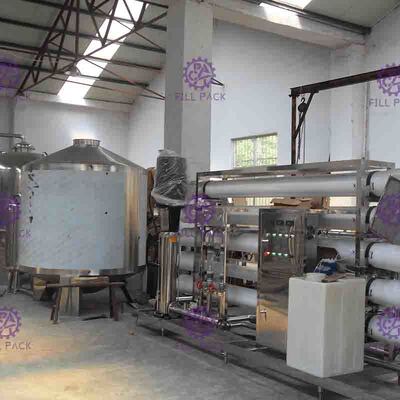RO Drinking Water Treatment System Stainless Steel 3000L Per Hour