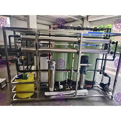 Small Type Fiberglass Water RO System For Bottle Water Production Line