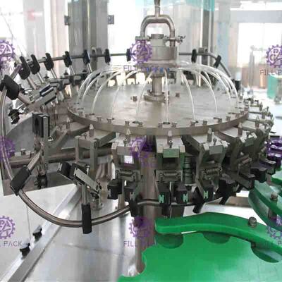 Glass Bottle 3 In 1 Beer Washing Filling And Capping Machine for Pull Ring Cap