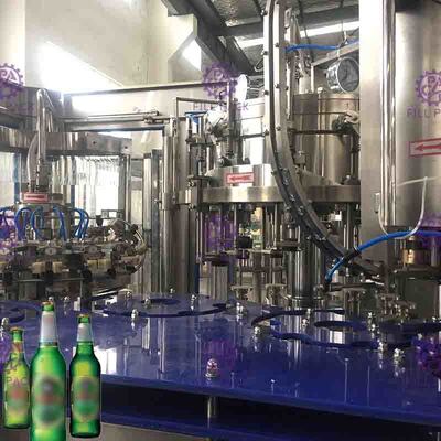 Aseptic Monoblock Beer Filling Machine Carbonated Drink Bottle Filler Machine