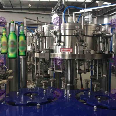 3-in-1 Washing Filling Capping Machine For 200ml - 1000ml Bottle Beer