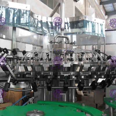 Automatic Glass Bottled Beer Filling Machine , Balanced Pressure Monoblock Filler